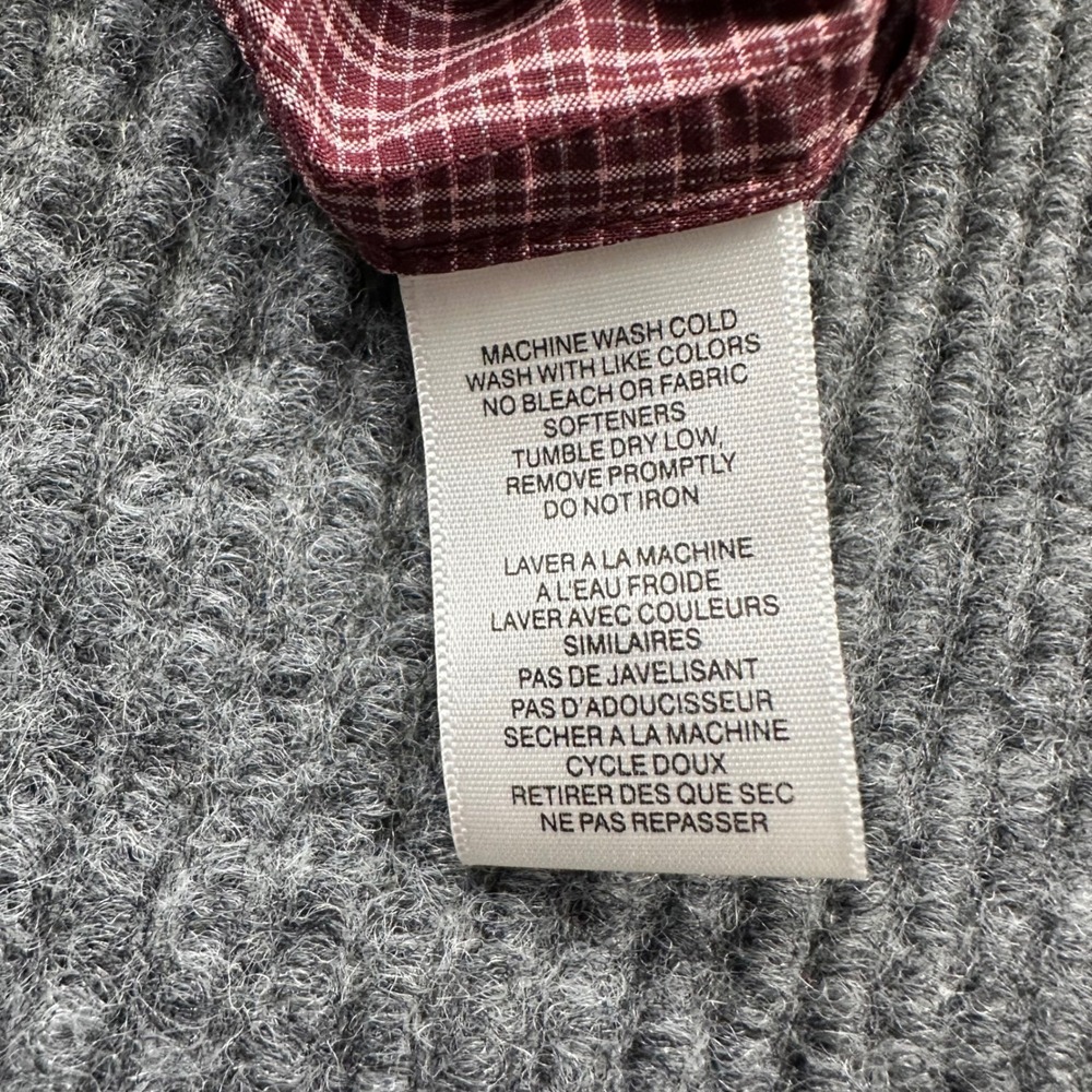 ExOfficio Shirt Womens L Maroon Plaid Button Down Hiking Shirt Roll Tab Sleeve - Picture 8 of 12